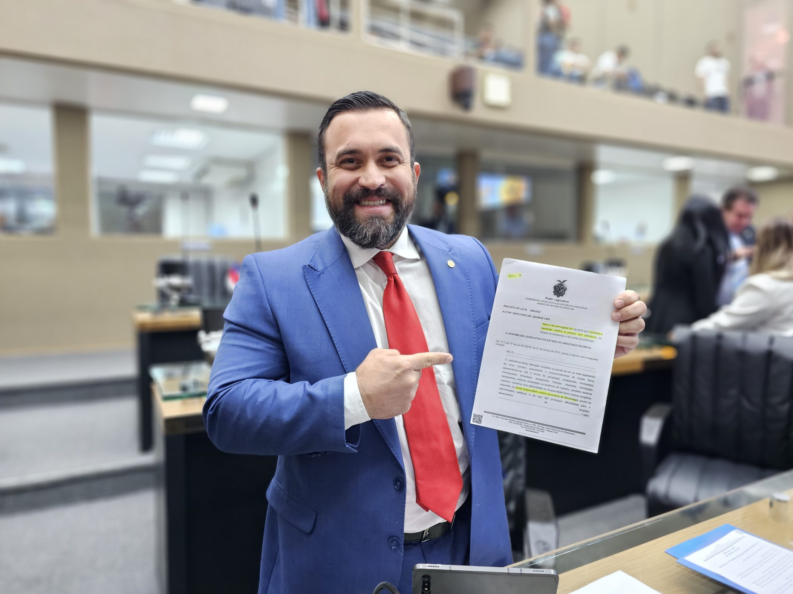 Aleam confirma PL do deputado Dr. George Lins que equipara pacientes com fibromialgia a PcDs