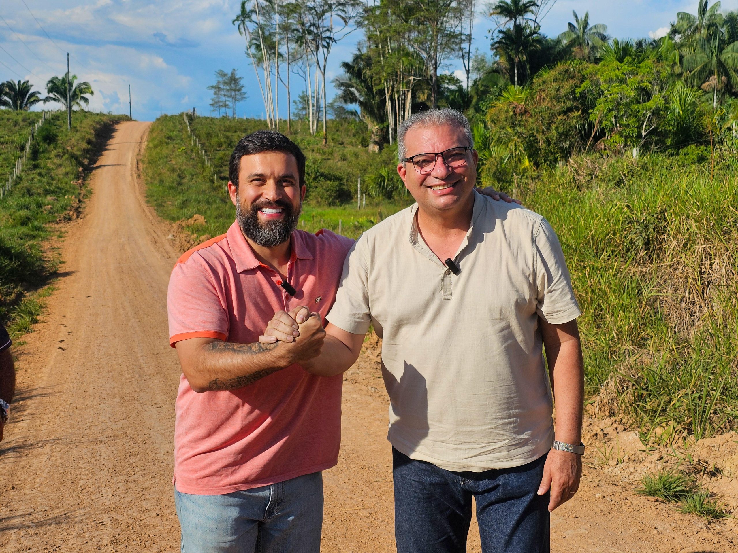 Deputado Dr. George Lins visita ramal que liga Envira ao Rio Jurupari e reforça compromisso com o desenvolvimento regional